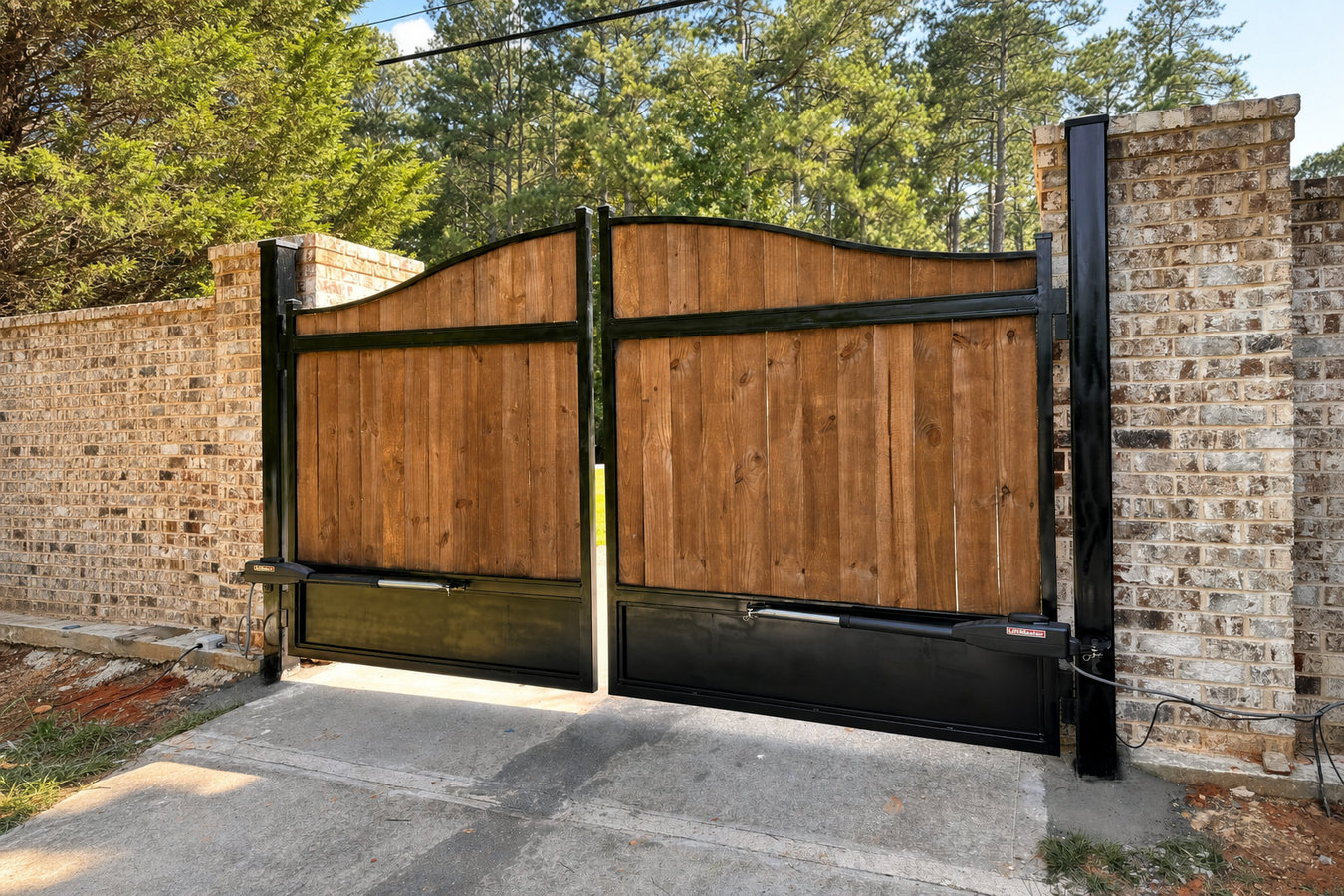 Automatic gate installation